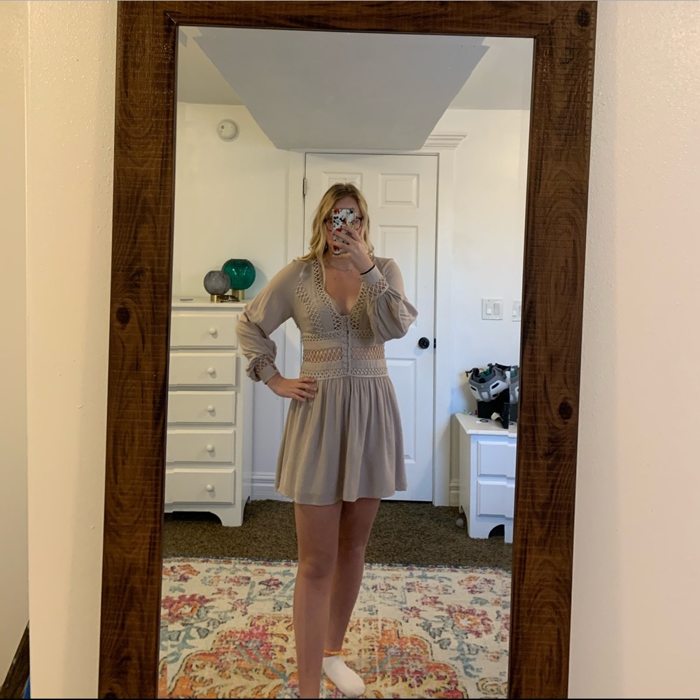 Detailed mini dress